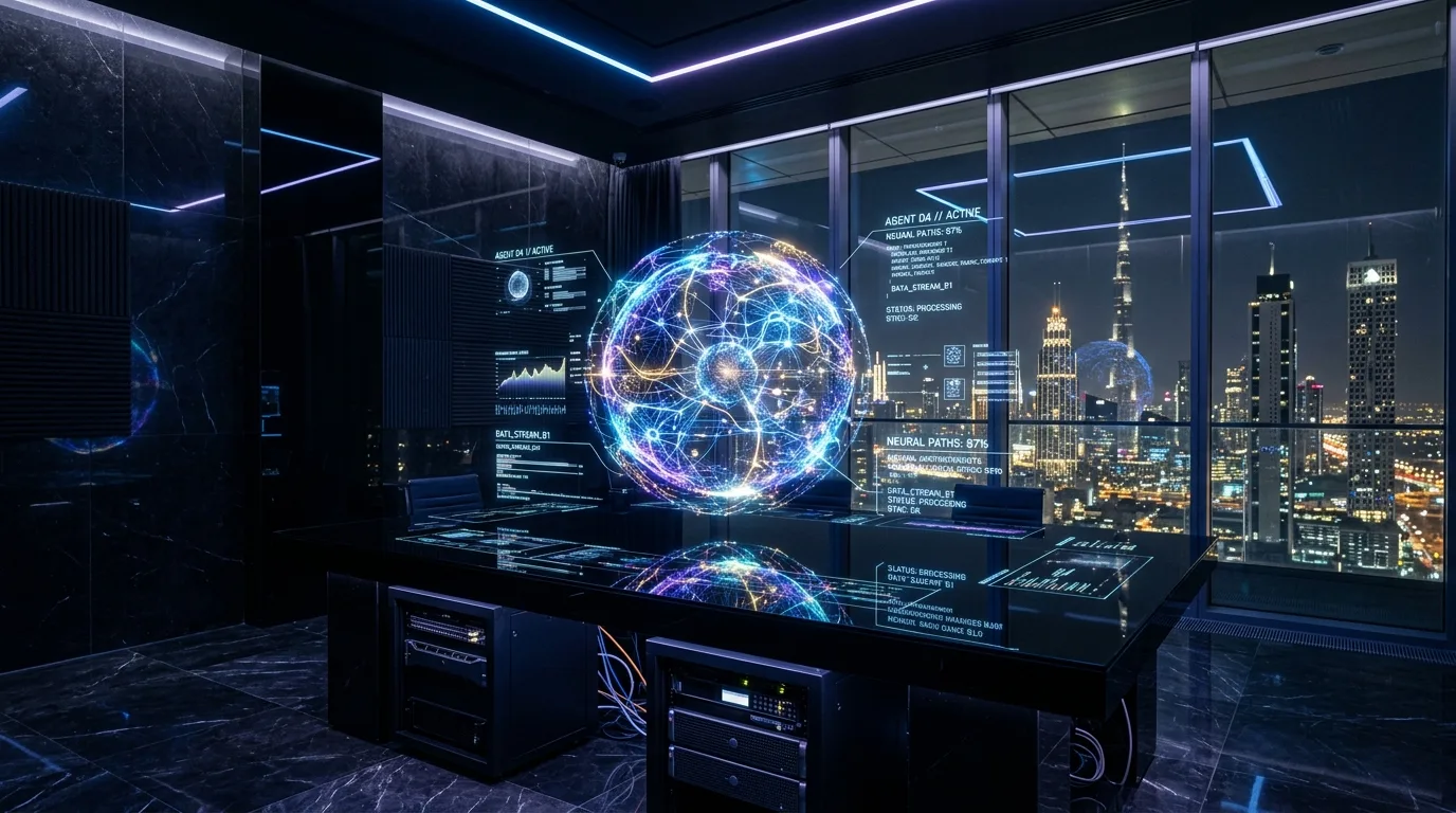 Enterprise AI Agent and Automation Core interface